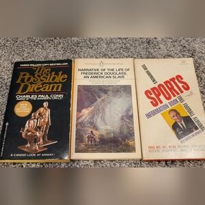 Set of 3 Vintage Paperback Books